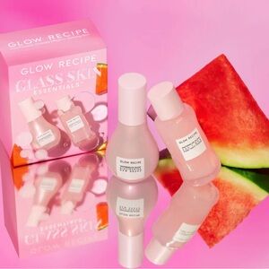 GLOW RECIPE GLASS SKIN ESSENTIALS DEW DROPS 40ml & PORE TIGHT TONER 40ml